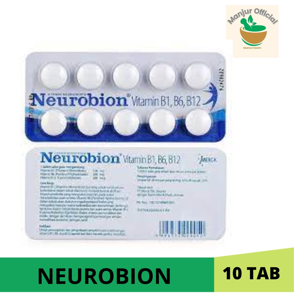 Neurobion Tablet Vitamin Neurotropik Vitamin Saraf