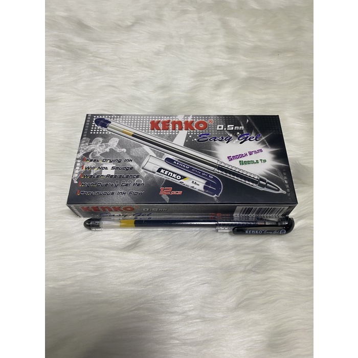 

Kenko Pen Easy Gel 0.5Mm Bolpen Pena Kenko (1 Lusin)