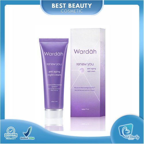 ★ BB ★ WARDAH Renew You Anti Aging Night Cream Tube 17ml