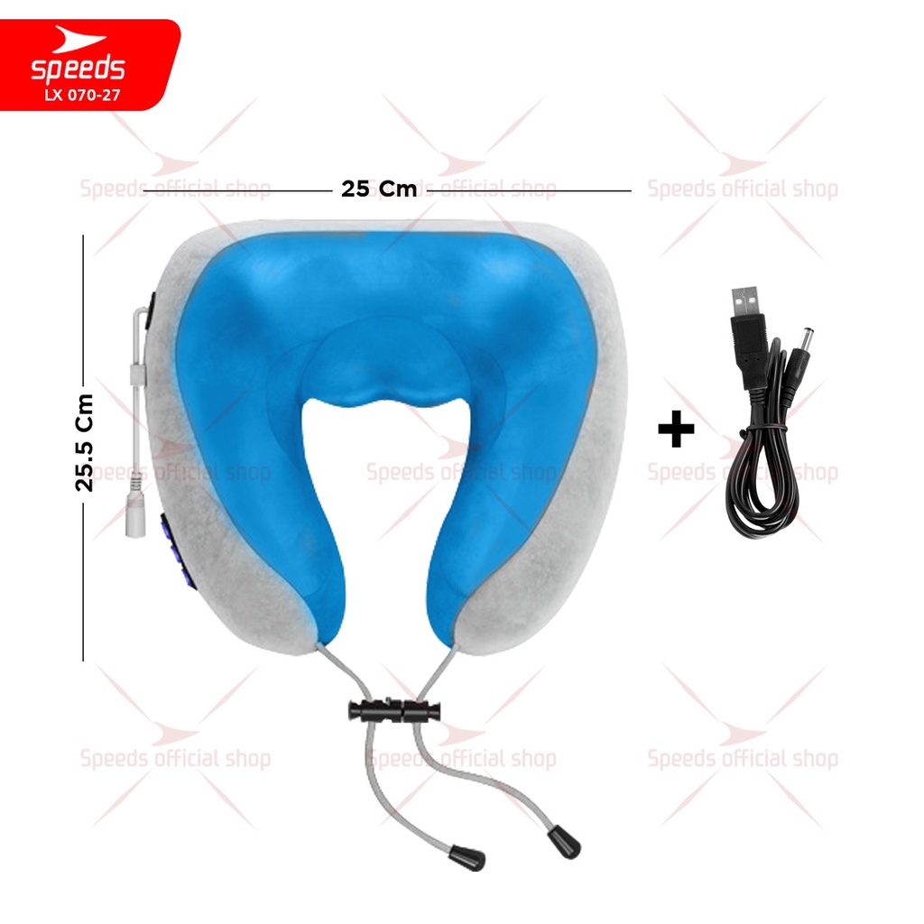 SPEEDS Alat Pijat Kaki Elektrik Foot Massager Terapi Kaki dan Badan Alat Kesehatan Portable 070-20--27 LEHER BIRU