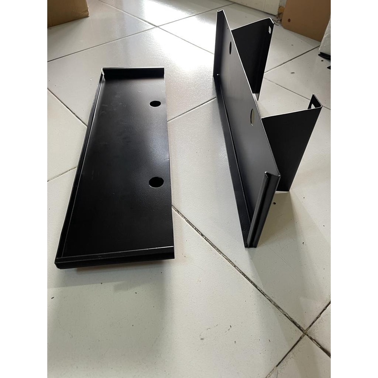 Frameless Licence Plate Dudukan Plat Mobil Pejabat TNI Polri Tanpa Bor Stainless Steel