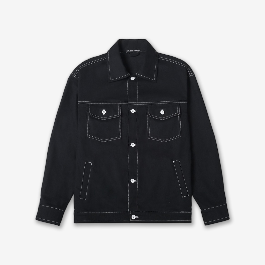 ARHOLMA STUDIOS - TRUCKER JACKET 'SYLVESTER' BLACK