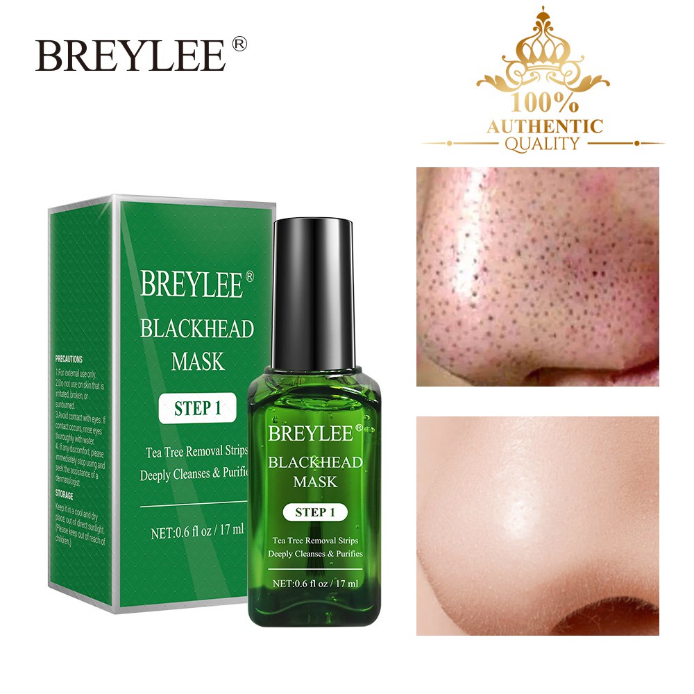 [100% ORI] BREYLEE Varian STEP 1 Blackhead Mask Peel Off &amp; STEP 2 Pore Serum &amp;1 Set ORIGINAL