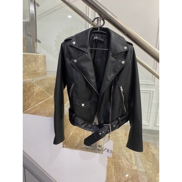 NEW Jaket Kulit Zara Leather Jacket Zara