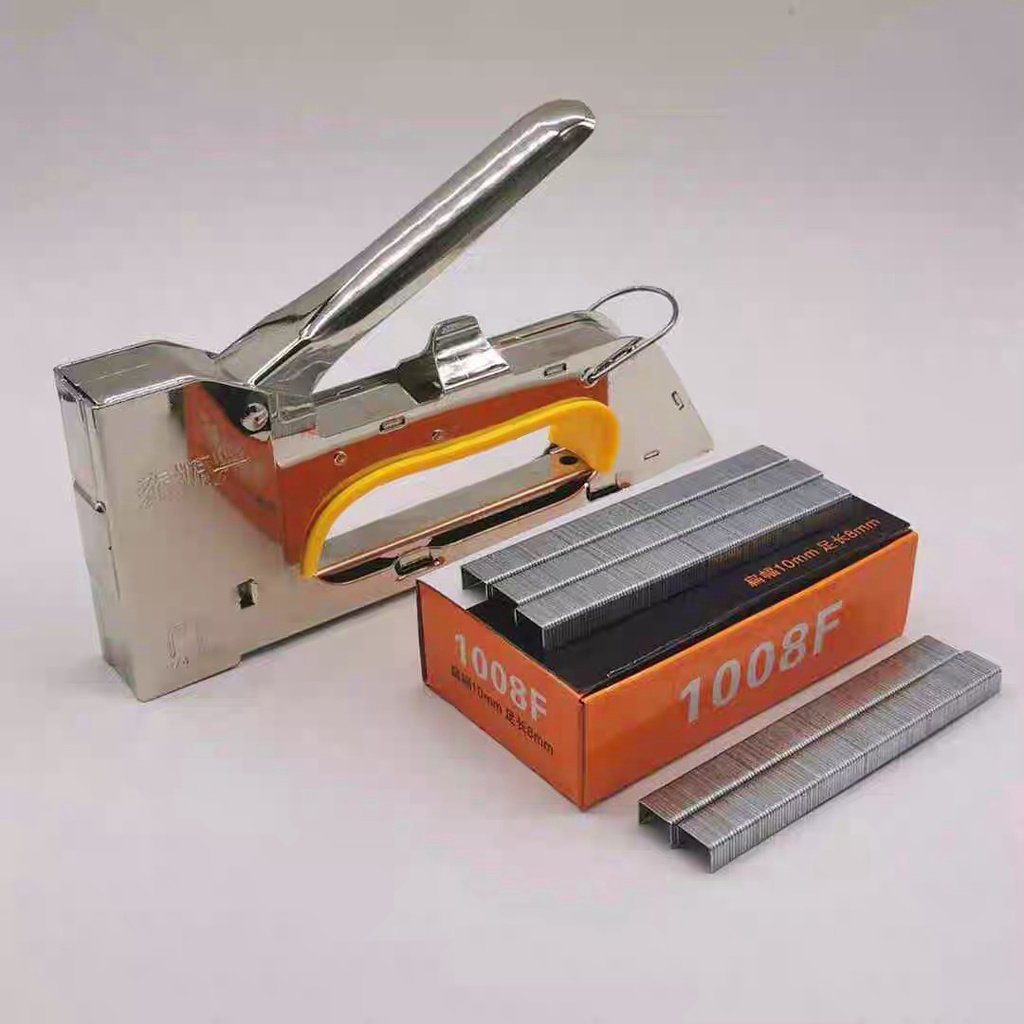 Stapler Tembak / Cekrekan / Pengokot / Hekter Gun Tacker / Staples Sofa, Staples Jok, Stepler Motor