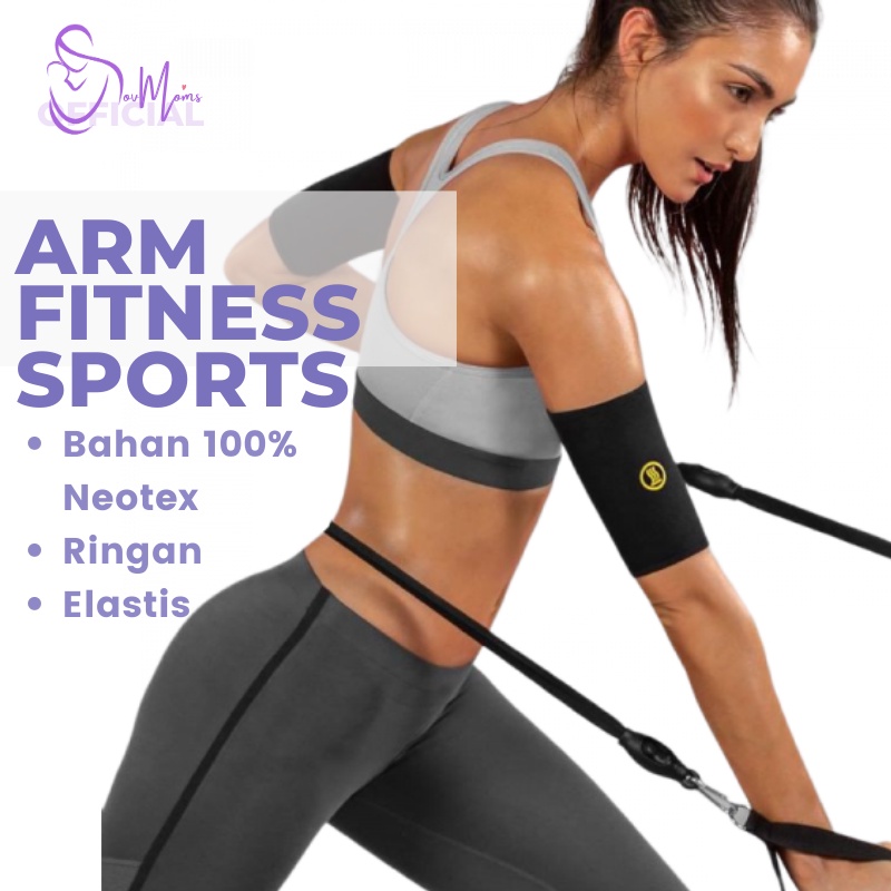 Korset Pengecil Lengan Hot Shaper Arm Perlengkapan Olahraga Deker Lengan Sepasang