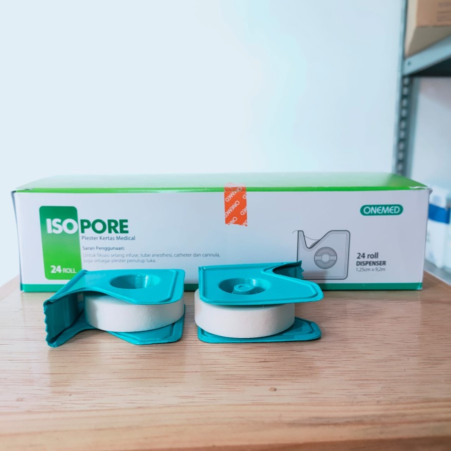 ISOPORE PLESTER + DISPENSER ONEMED KERTAS MEDICAL / ISOPORE PLESTER ONEMED