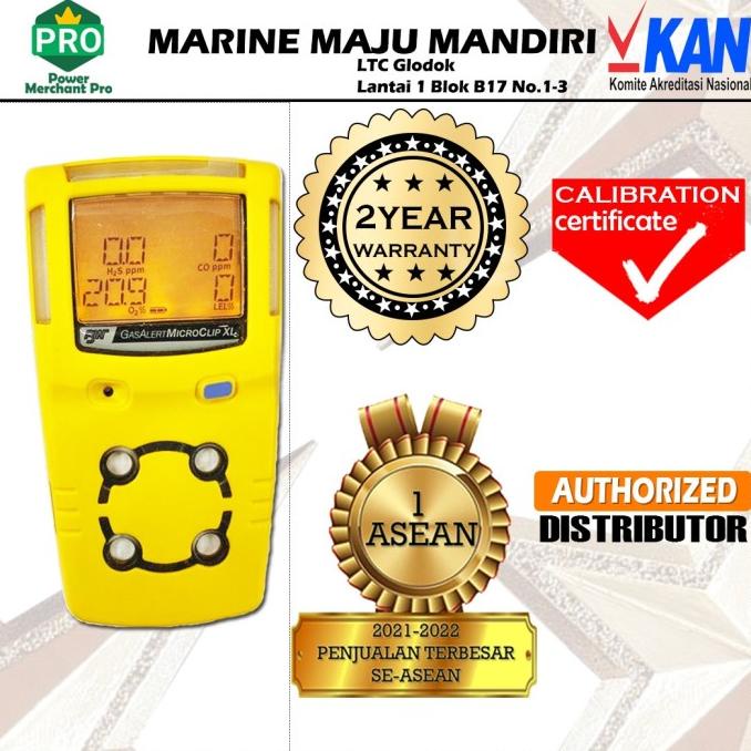 GARANSI 2 TAHUN Multi Gas Detector Honeywell BW MicroClip XL Ori