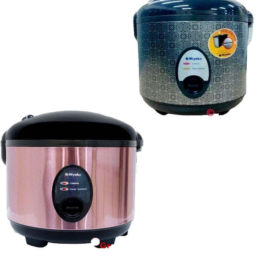 Stok Terbaru Rice Cooker Magic Com Mini Miyako 0.6 Liter 1.2 Liter 1.8 Liter 2 Liter 3 in 1 Ricecook