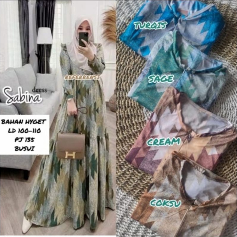 [Fashion Muslim] GAMIS HYGET PART 4 kekekinian | busui | murah | jumbo | motif