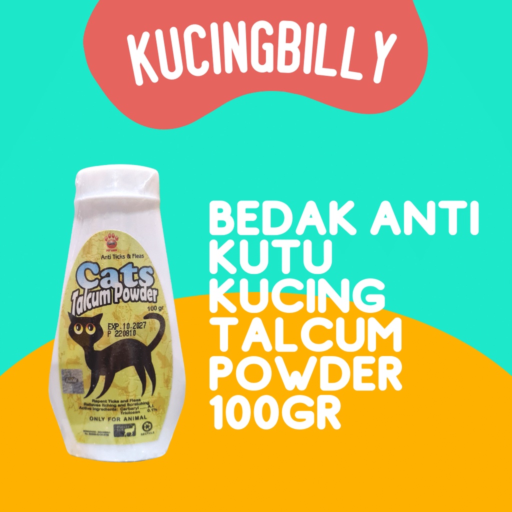 Bedak anti kutu kucing / Talcum powder Raidall