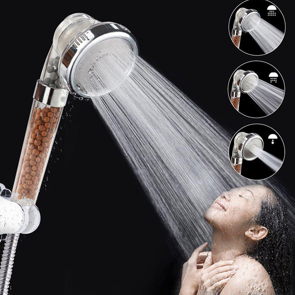 【 ELEGANT 】 Shower Head Single Head Shower Filter Tekanan Tinggi Dapat Disesuaikan Hemat Air