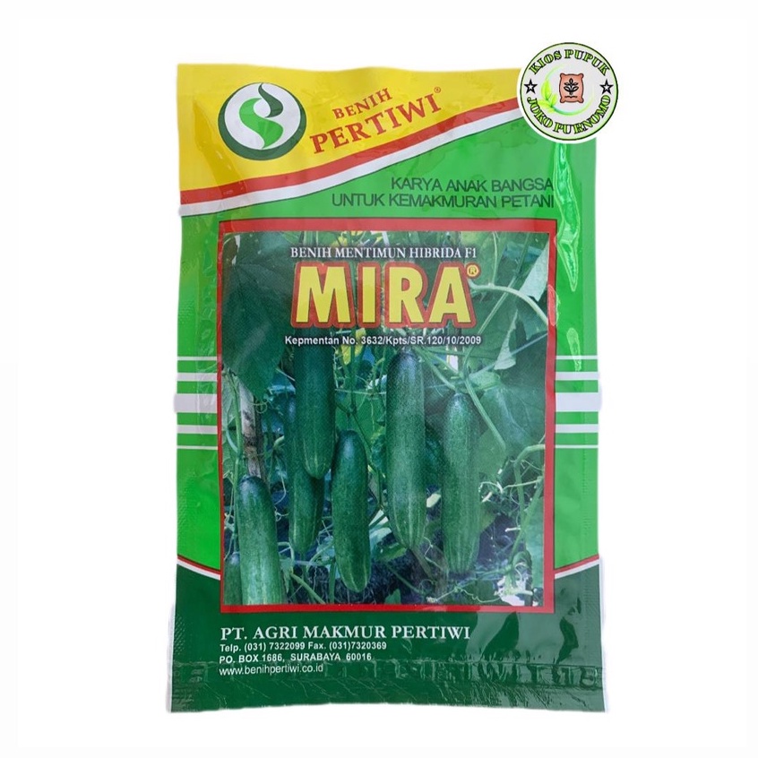 Benih Timun Mira 25 gram - Benih Pertiwi