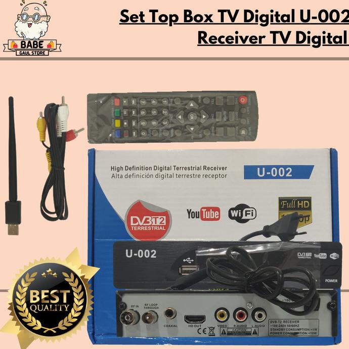 Set Top Box Tv Digital U-002 Receiver TV Digital