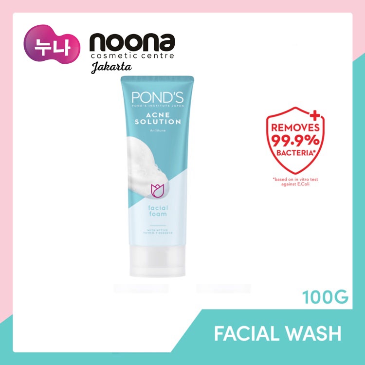 PONDS ACNE SOLUTION FACIAL FOAM 100GR -NJ