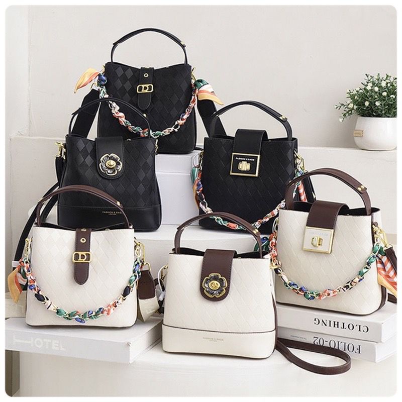 TAS SELEMPANG WANITA IMPORT E5502 TAS FASHION IMPORT JAKARTA TERLARIS