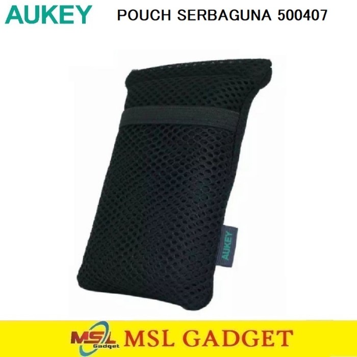 Aukey Sarung Pouch Powerbank Earphone Kabel Charger Serbaguna 500407