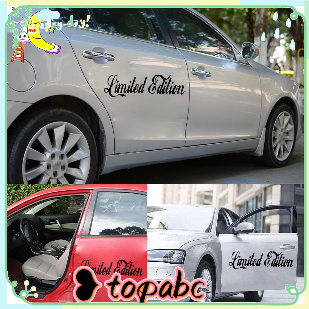 Top Limited Edition Motor styling Laser Aksesoris Mobil Reflektif Auto Decal Auto-styling