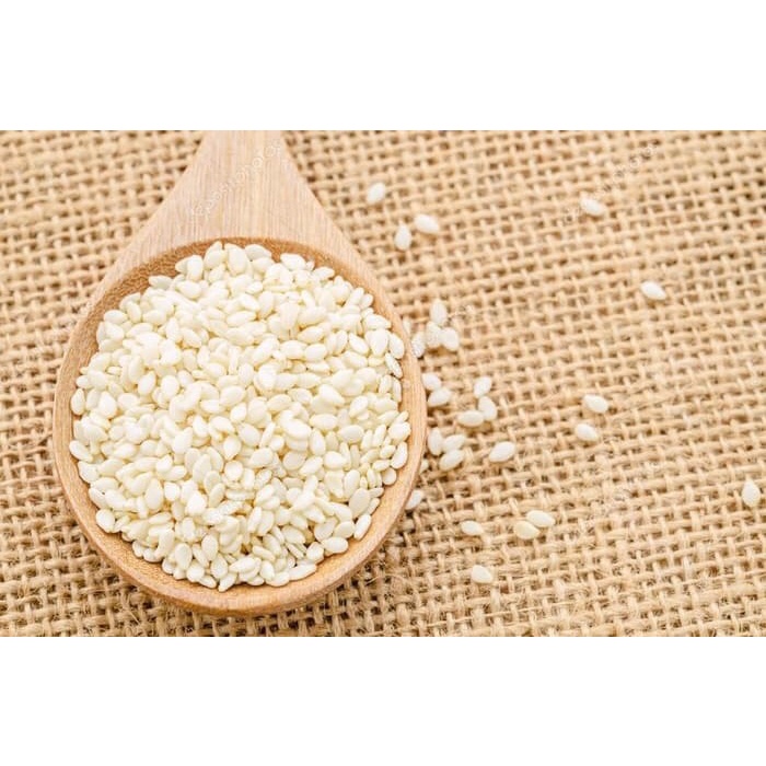

MURAH White Sesame Seeds (biji wijen putih) 250 gr