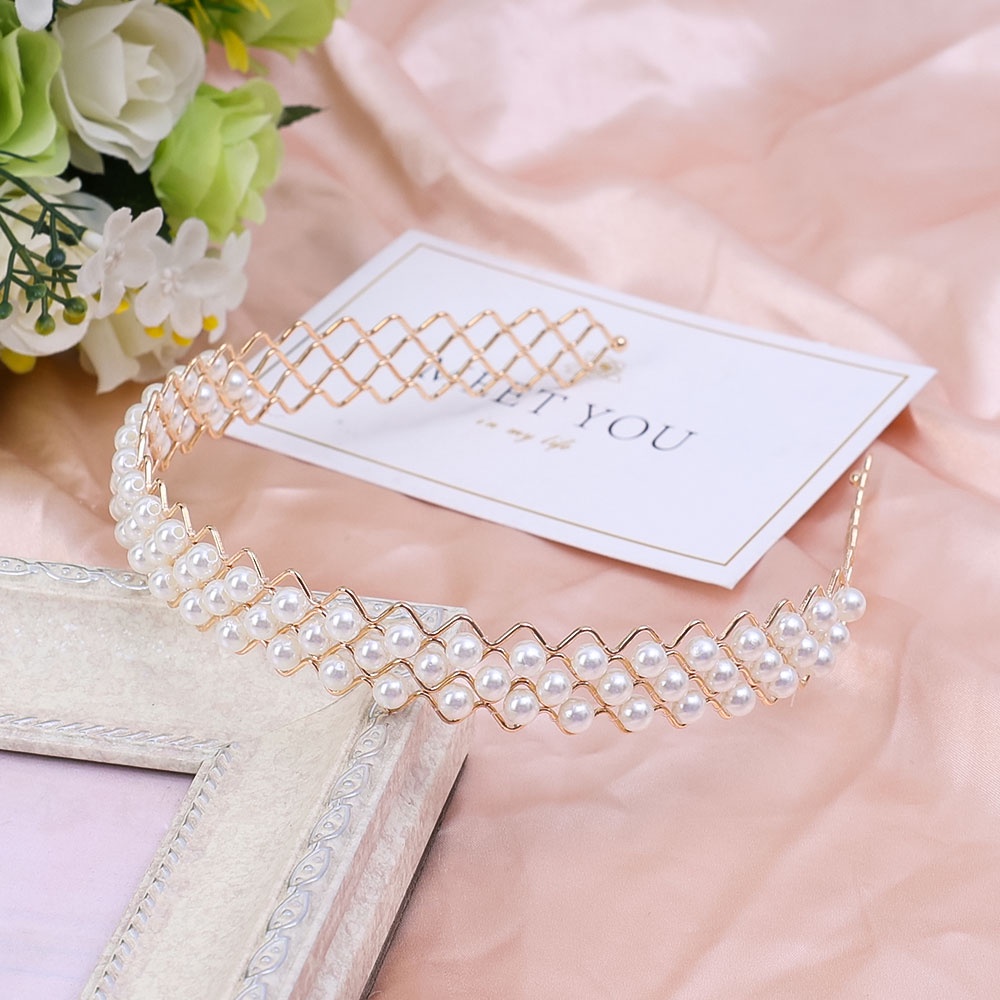 Hair Hoop Hairbands Ladies Pearls Fashion Wanita Aksesoris Rambut Gadis Bando Korea Elegan Kupu-Kupu Temperamen Hiasan Kepala