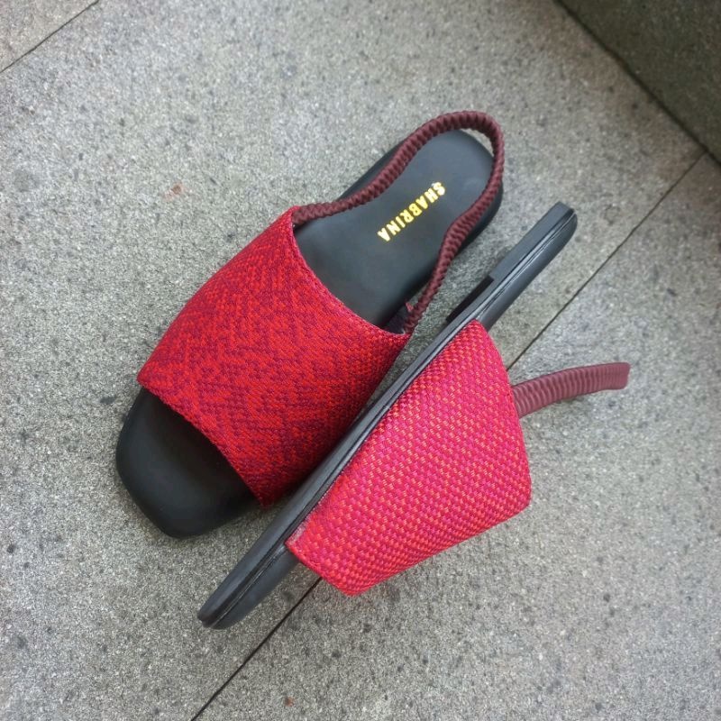 Shabrina Aurora Red Sepatu Big Size Jumbo 41-45