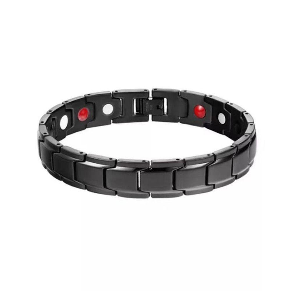 Needway Pria Gelang Keren Adjustable Hadiah Ulang Tahun Unisex Alloy Multi-Warna Magnetit Bracelet