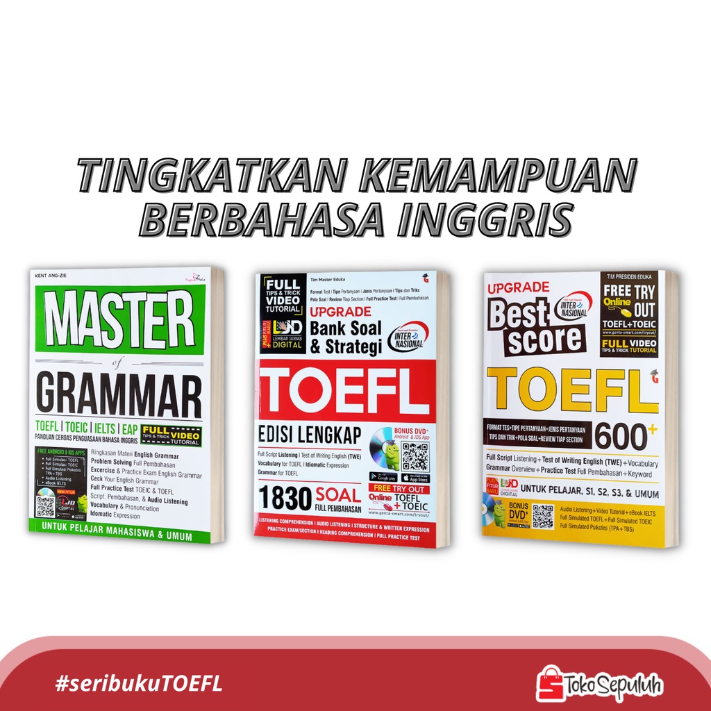 Jual Buku Toefl Upgrade Best Score Toefl Shopee Indonesia