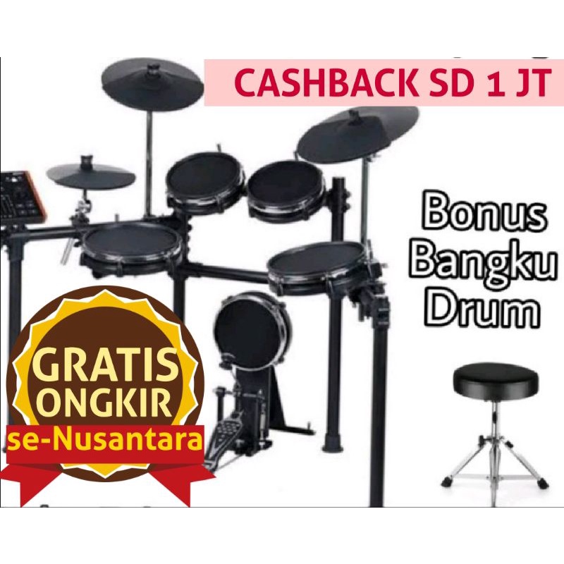 PAKET LENGKAP DIGITAL DRUM ELEKTRIK MERK MEDELI DD638Dx DD 638D HITMAN HD27