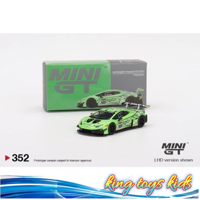 LARIS / Mini GT Lamborghini Huracan GT3 EVO Presentation MGT 352