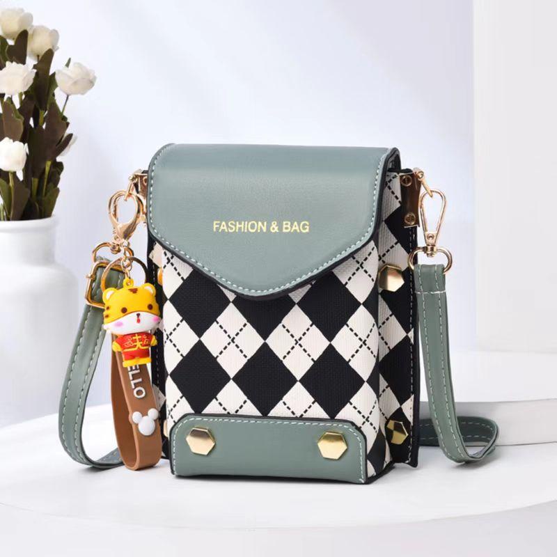 BJ63266 - BLACK/BROWN/GREEN/KHAKI/PINK/WHITE - TAS SLEMPANG MOZAIK WANITA FASHION KOREA CHINA IMPORT MODIS ELEGAN TERMURAH TERLARIS TERBARU BAGSTORE JAKARTA TAS BATAM ZC3266