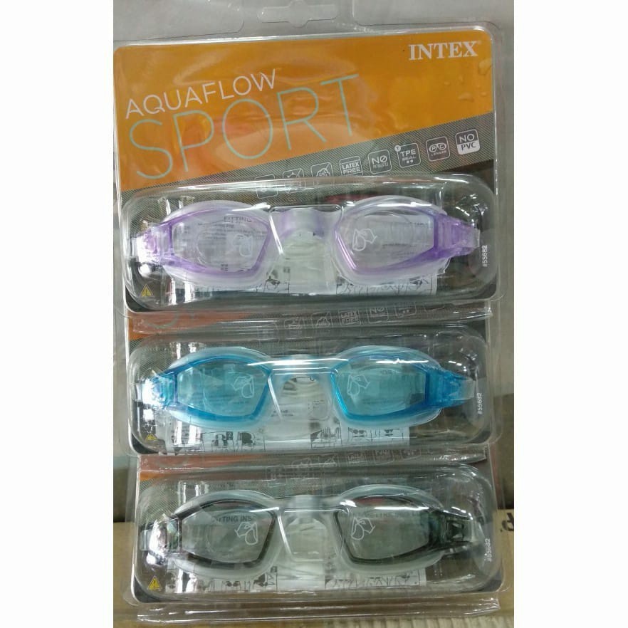 INTEX 55682 Kacamata Renang Intex Free Style Sport Swimming Goggles 8+ MBS