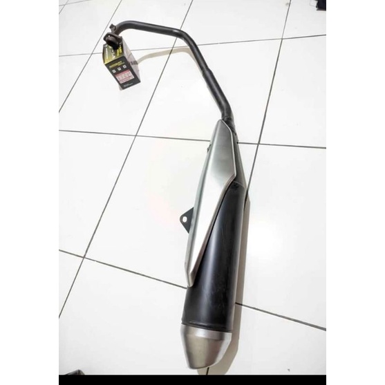 kenalpot stndar Suzuki Satria Fu injeksi original copotan siap pakai