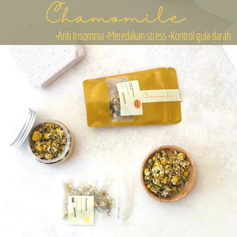 

ば Teh Bunga Chamomile/ Pure Dried Chamomile (anti Insomnia,anti migrain,relaxing, teh bunga kamomil,kualitas import mekar,tisane,teh chamomile premium) ㅚ