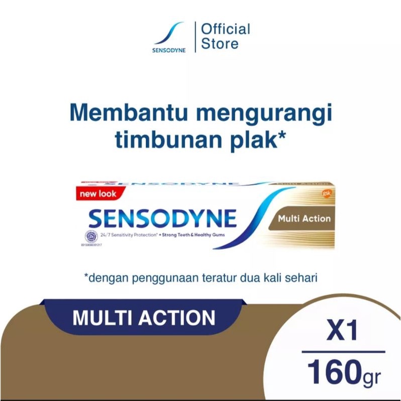 Sensodyne Pasta Gigi Sensitif Essensial Care Multi Action 160 gr