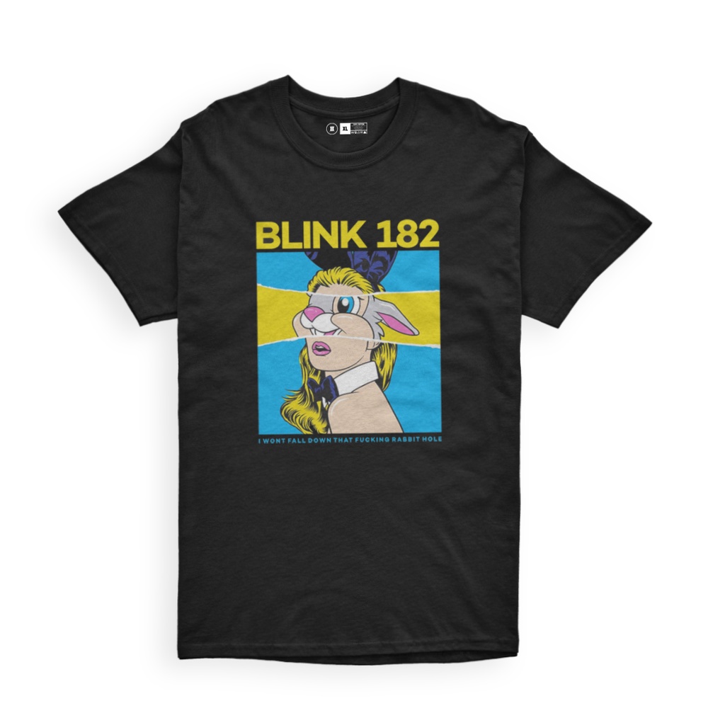 Kaos Blink 182 "I WONT FALL DOWN THAT FUCKING RABBIT HOLE"
