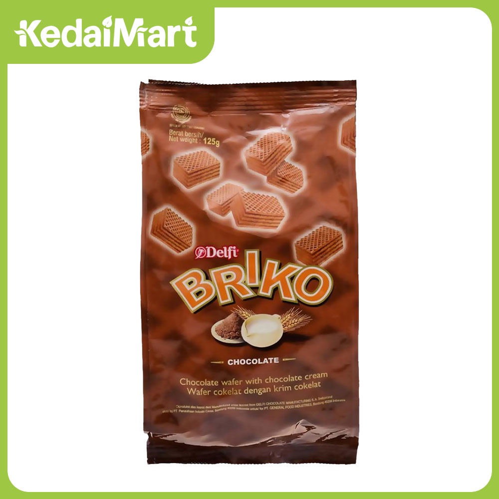 

Selamat Wafer Chocolate Briko 125 Gram