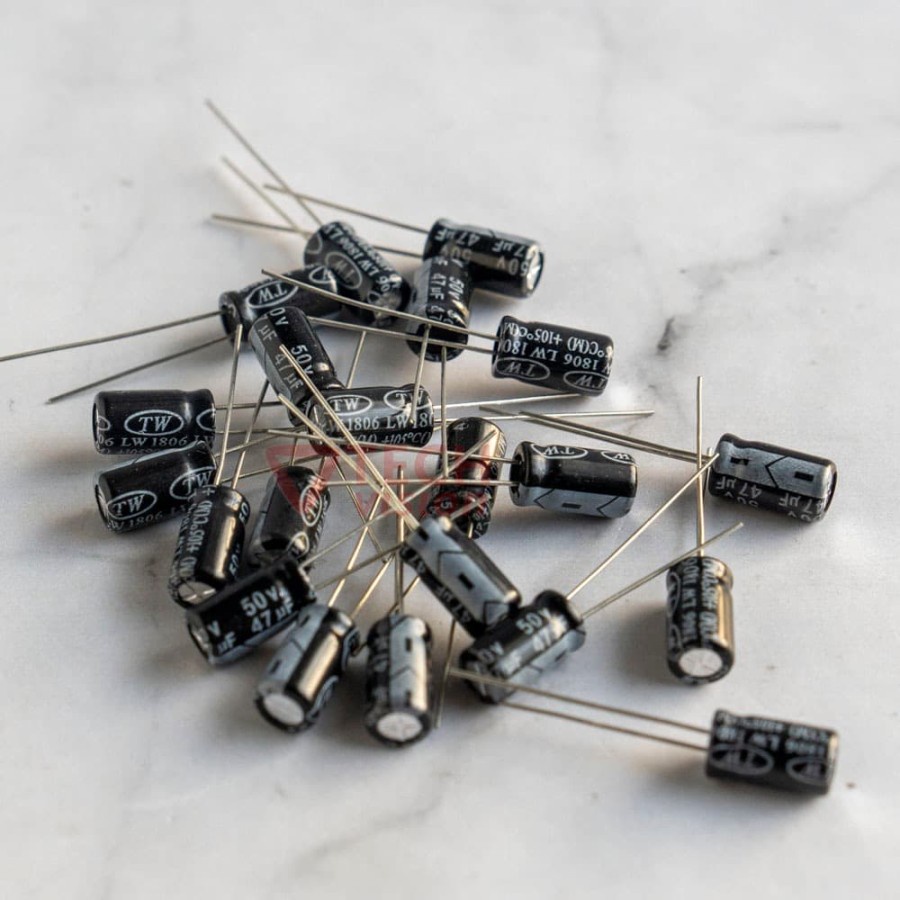 Kapasitor Elco 47uf 50v 47uf50v 47uf/50v