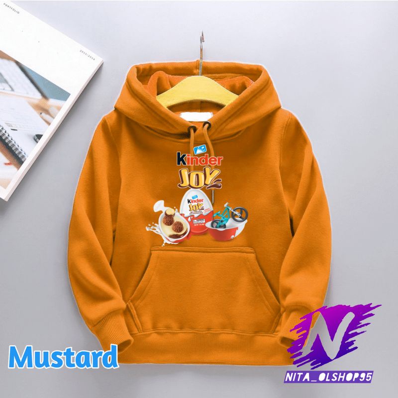 hoodie anak gambar kinder joy