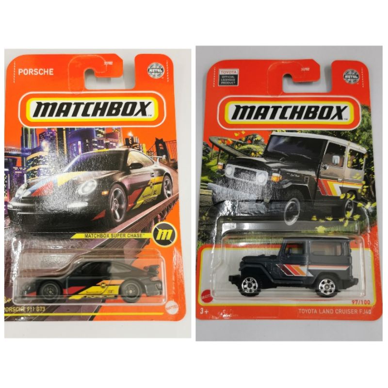 MATCHBOX MBX LOT F 2022 Porsche 911 Gt3 Super Chase Toyota Land Cruiser FJ40 TLC 720 spider lexus ls40 audi vw beetle bmw 2002