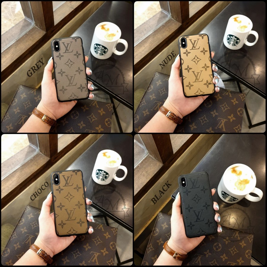 IPHONE 5G 5S 6G 6S 6 PLUS 7G 8G SE 2020 7 PLUS 8 PLUS X XS XS MAX XR 11 11 PRO 11 PRO MAX | LV EMBOS Soft Case LV Skin Leather