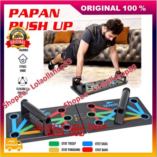 Board Push Up Push Up Board Push Up Stand Alat Bantu Push Up 100% ASLI ORIGINAL