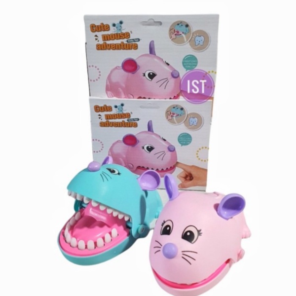 

Promo PRANK MAINAN TOOTH GIGIT - MAINAN TIKUS CUTE MOUSE Murah ADVENTURE- JARI TOY