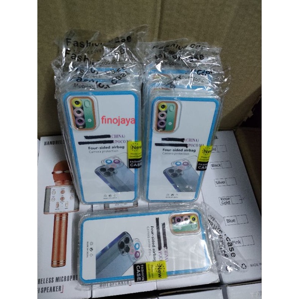 Softcase Poco M3 Silikon Casing Case Bening Transparan Pelindung Pro Camera