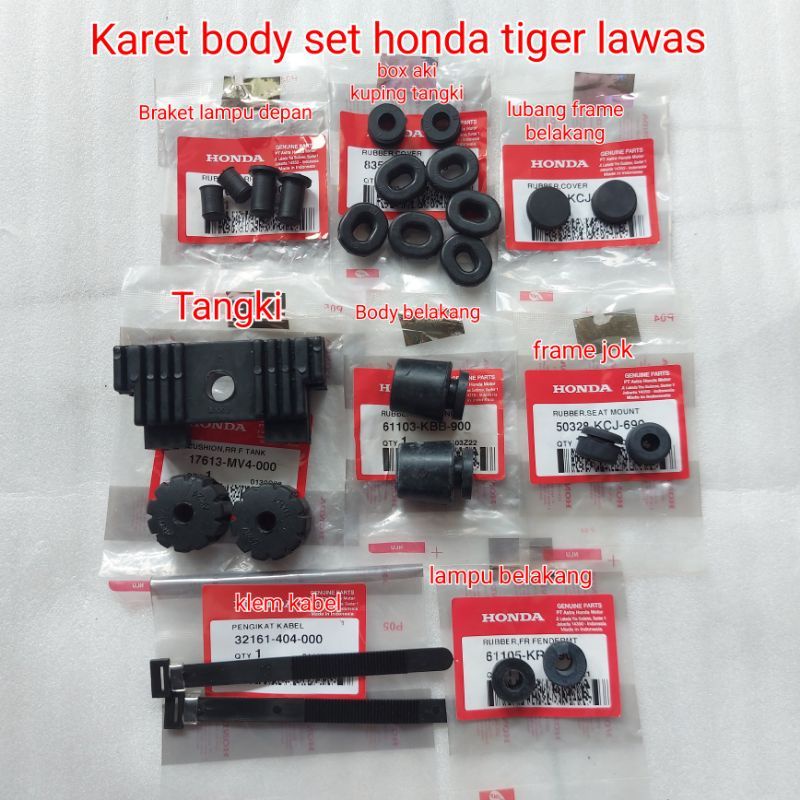 Karet Full Body Set Tiger Lawas Tiger Lama