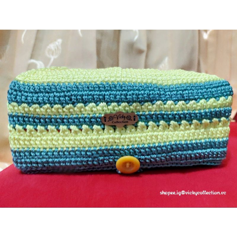 TEMPAT TISU RAJUT, TEMPAT TISU, WADAH TISU, CROCHET, TEMPAT TISU JOLLY TEMPAT TISU TESSA, TEMPAT TIS
