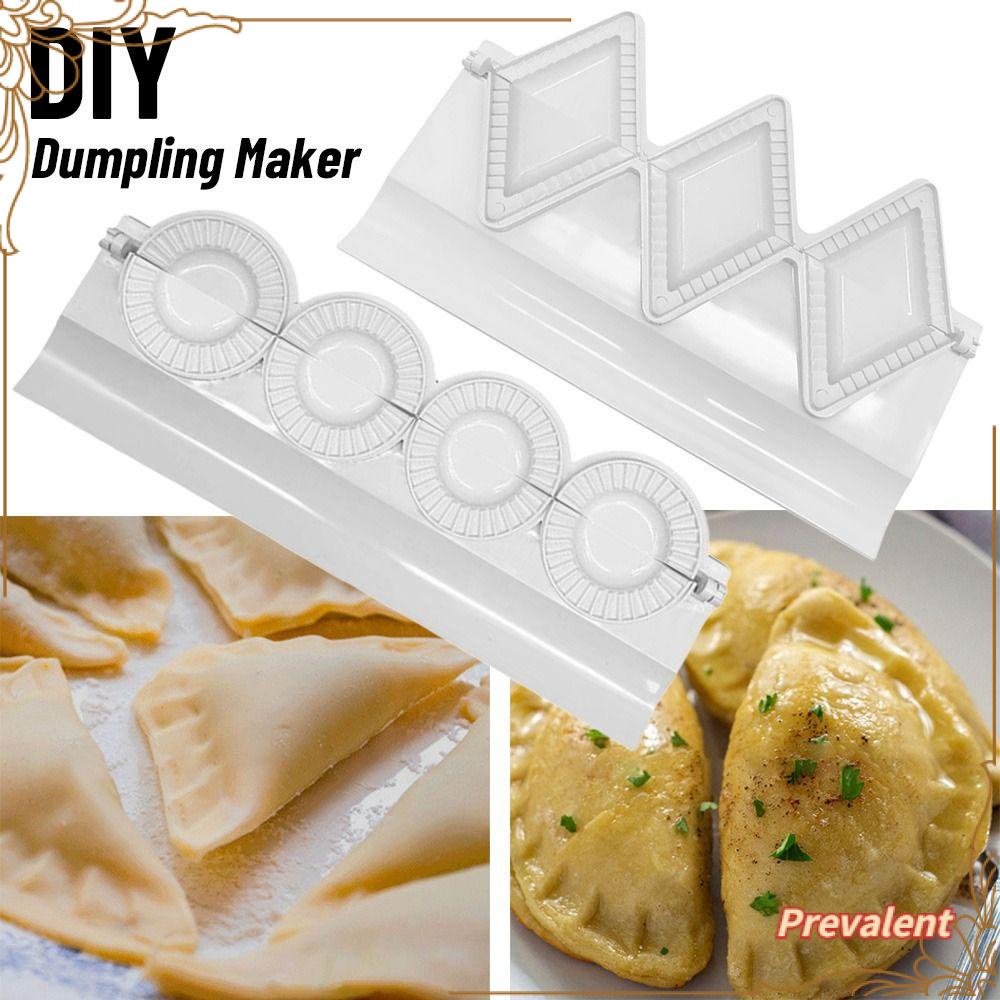 Preva DIY Dumpling Maker Mudah Dioperasikan 2in1 Alat Penekan Adonan Cetakan Pangsit