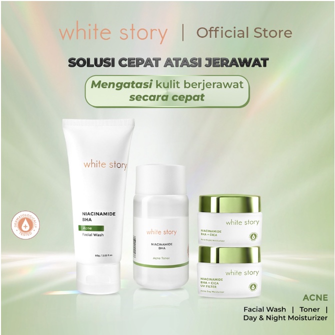 WHITE STORY Acne Soothing Series - Wajah Berjerawat &amp; Beruntusan