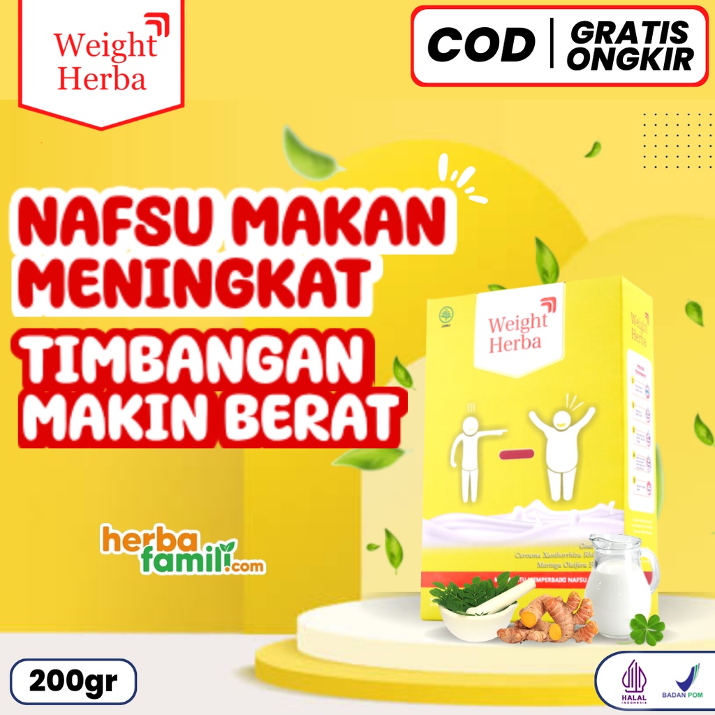 [PROMO] SUSU WEIGHT HERBA 100% ORIGINAL | Susu Weight Herba Susu Penggemuk Penambah Berat Badan &amp; Nafsu Makan Tingkatkan Kalori