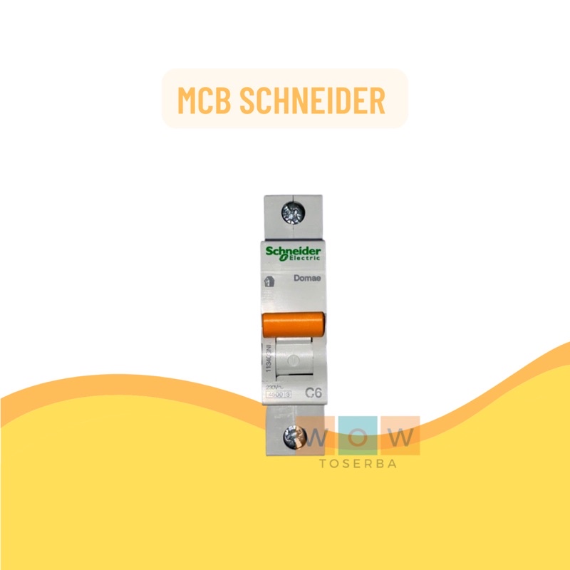 Schneider MCB Merlin Gerin MG 6A , 10A , 16A , 20A , 25A , 32A , 40A , 50A , 63A SNI