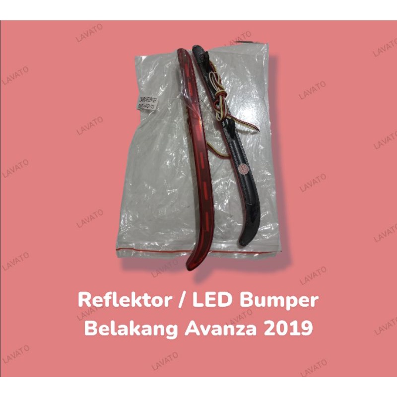Reflektor / LED Bumper Belakang Avanza 2019